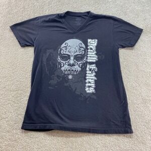 Harry Potter Death Eater Shirt Mens Medium V-Neck Graphic Tee Universal Studios